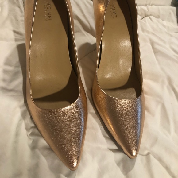 Michael Kors Shoes - Michael Kors Rose Gold Heels